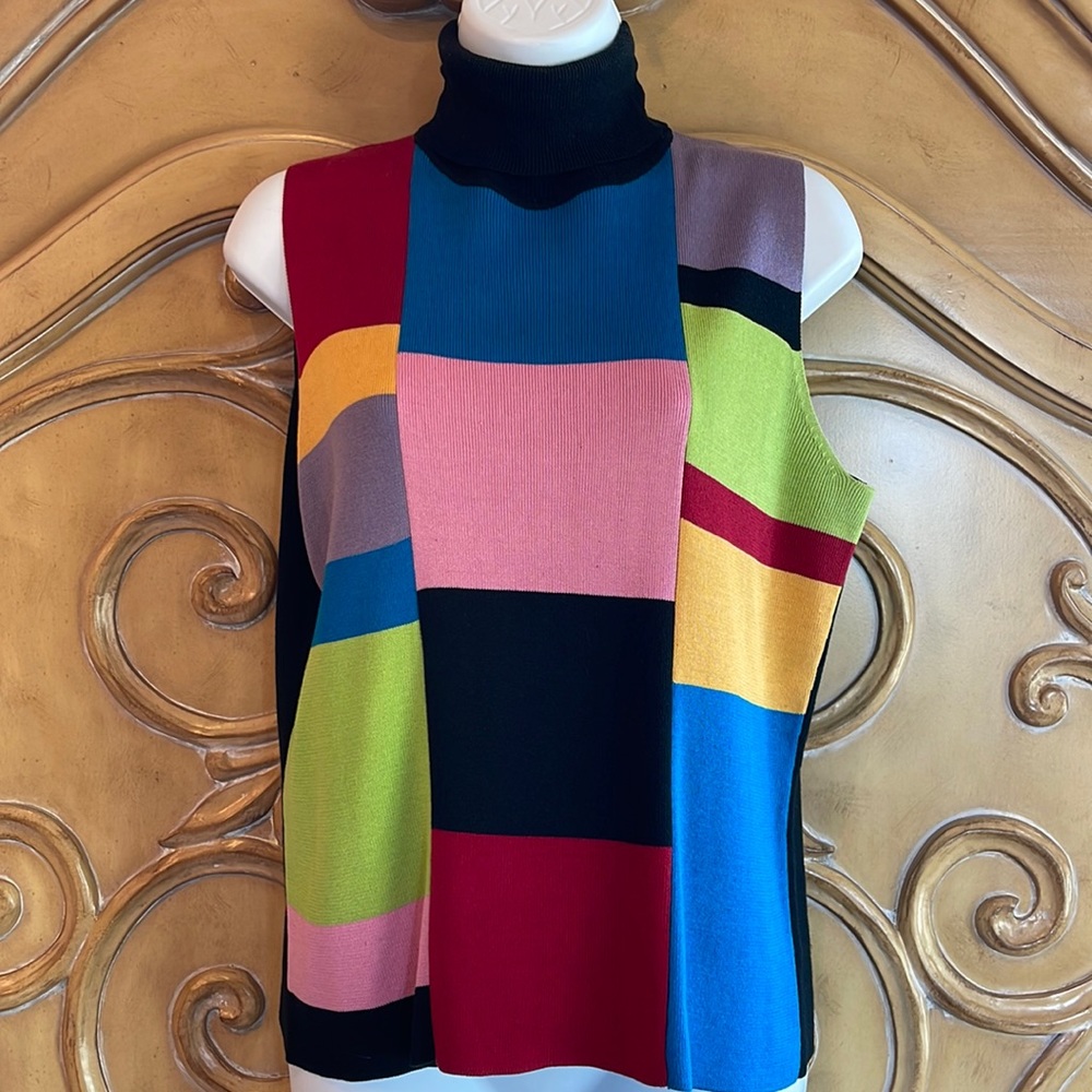 Harold’s Color Block Turtleneck - image 1